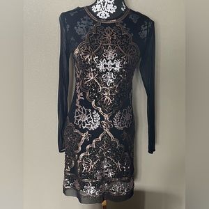 Chelsea & Violet sequin cocktail dress.